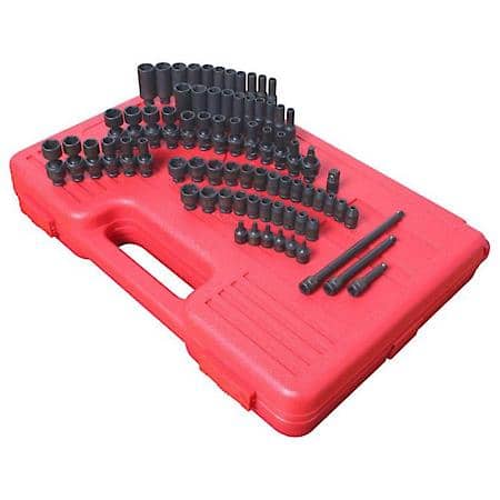 1/4 Dr 74 Pc Sae/ Met Master Impact Set