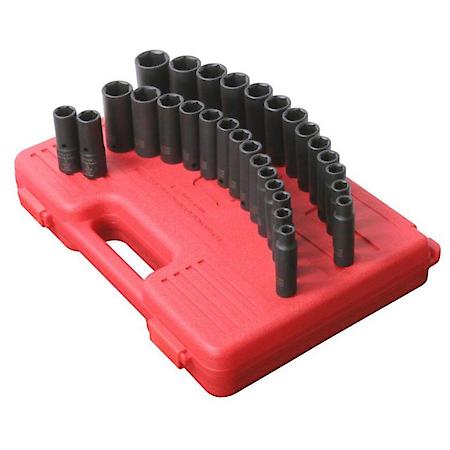 Socket Set Impact 1/2In. Drive 29Pc Sae/Met Dbldeep