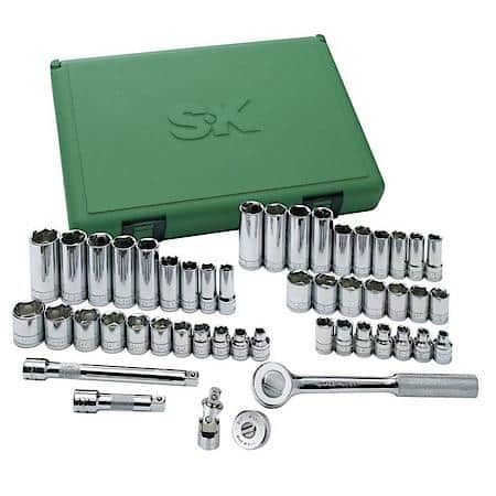 49Pc 3/8 Thru 7/8 Plastic Storage Case