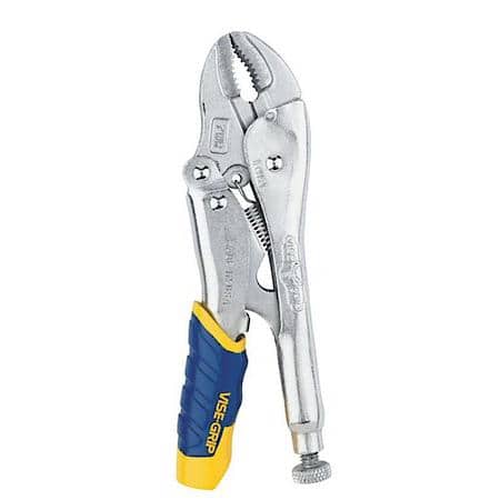 7Wr Curved Jaw W/Wire Cutter Fast Release Plier