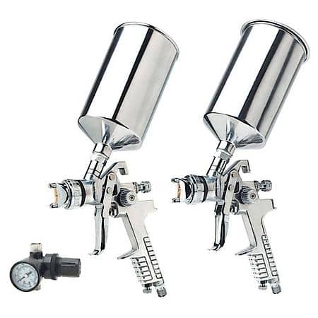 3-Pc Hvlp Spray Gun Kit 1.4 Mm And