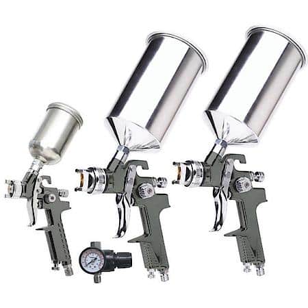 Spray Gun Kit 4Pc Hvlp Gravity Feed