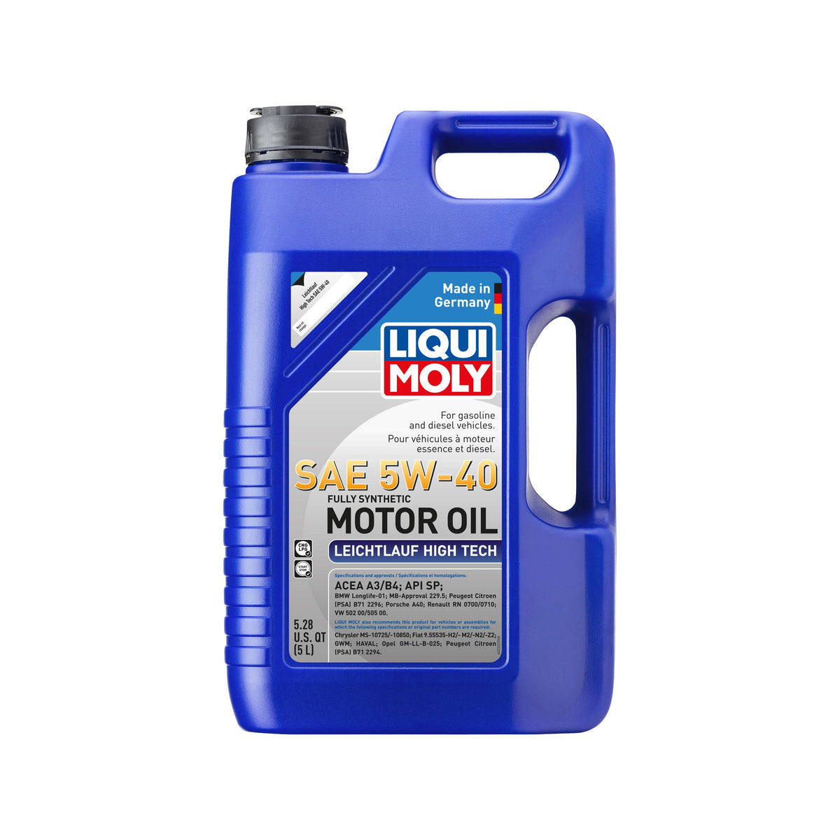 LIQUI MOLY Full Synthetic 5W-40 Motor Oil 5 L | 2332
