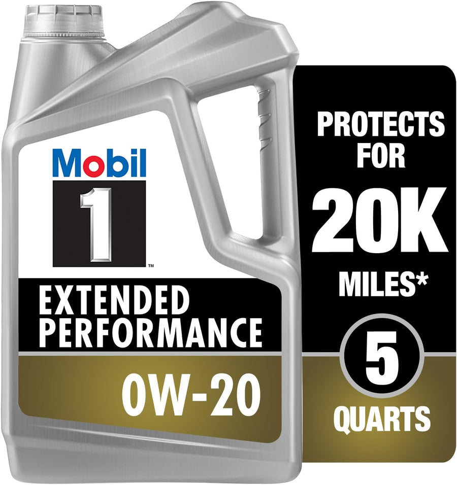 Mobil 1 Extended Performance Motor Oil 0W-20, 5 Quart