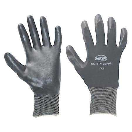 1-Pr Of Paws Nitrile Coated Palm Gloves, L