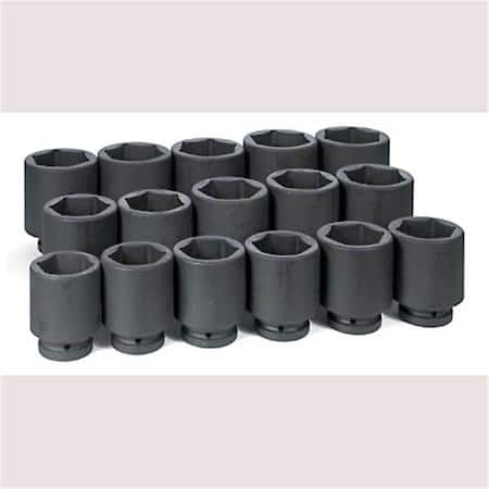 1 Dr. 16 Piece Deep Fractional Set 2-1/16,  3
