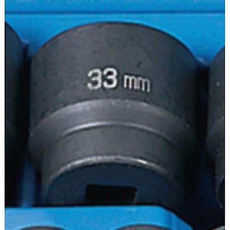 Soc 33Mm 1/2D Imp Hex Blk
