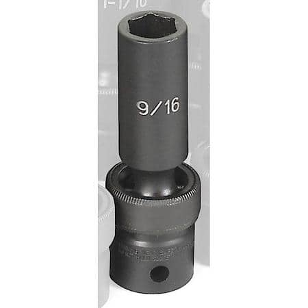 Soc 9/16 1/2D Imp Univ 6Pt Dp Blk