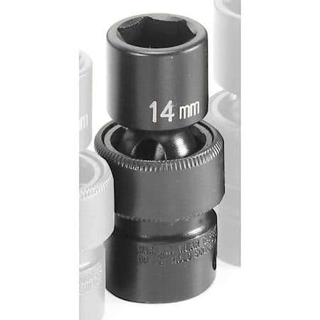 Soc 14Mm 3/8D Imp Univ 6Pt Blk