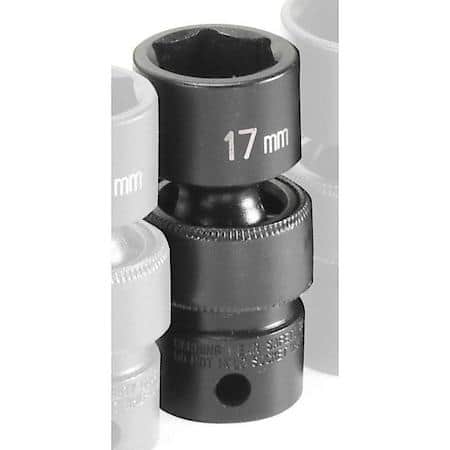 Socket 17mm 3/8" Drive Impact Univ 6 Point