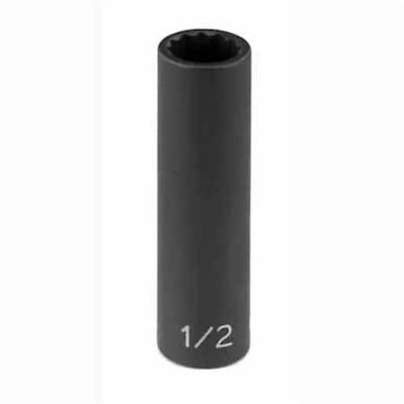 Soc 21Mm 3/8D Imp 12Pt Dp Blk
