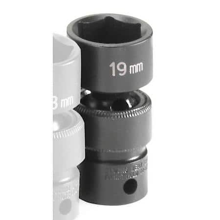 Socket 19mm 3/8" Drive Impact Univ 6 Point