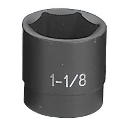 Socket 1-1/8 1/2" Drive Impact 6 Point