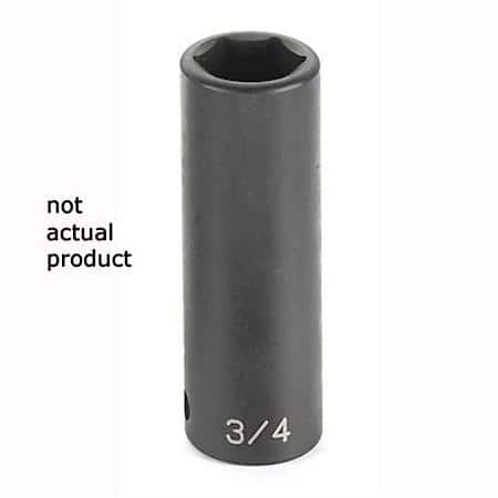 Soc 1-11/16 1/2D Imp 6Pt Dp Blk