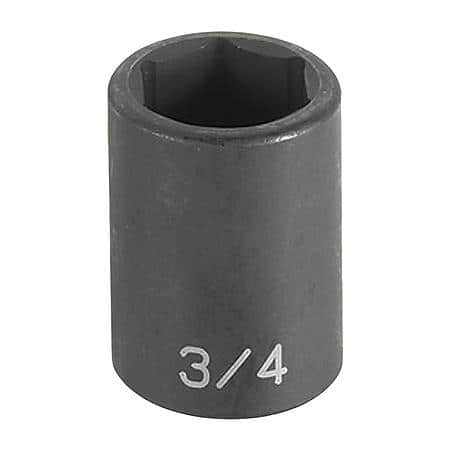 Soc 2-1/4 1/2D Imp Hex Blk
