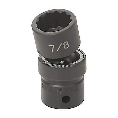 Soc 1-3/16 1/2D Imp Univ 12Pt Blk