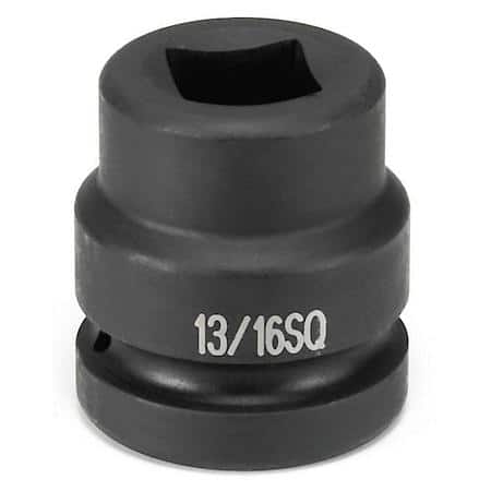Soc 13/16 1D Bdd Whl Imp Sq 4Pt Blk