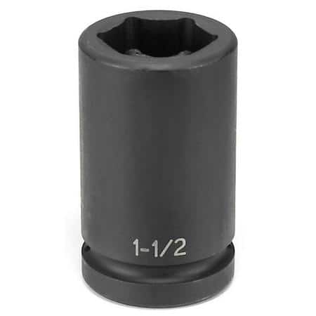 Soc 1-1/2 1D Bdd Whl Imp 6Pt Blk