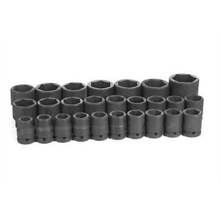 3/4 Drive 26 Pc Standard Metric Set 19-50 Mm