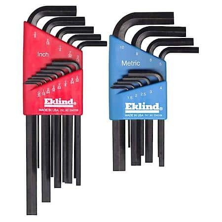 Hex Key Set 22 Pc Sae/Metric Short/Long