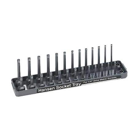 1/4 Dr. Metric Soc Holder, Gray