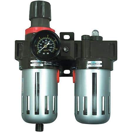 Filter Regulatur And Lubricator With Gauge
