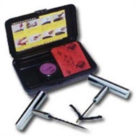 Tire Plug Starter Kit With Chrome Tools