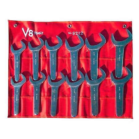 12 Pc Jumbo Service Wrench Set Sae