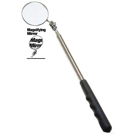 X-Long 2-1/4 Dia Magnifying Inspection Mirror