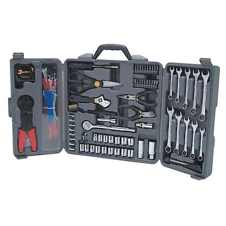 Tool Set 265Pc Tri-Fold W/Cable Ties