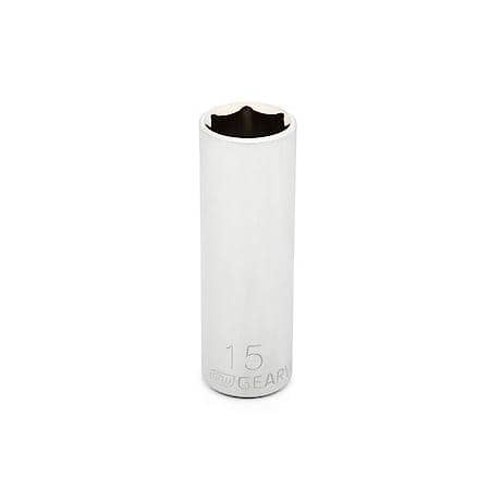 3/8" Drive 6 Point Deep Metric Socket 15mm