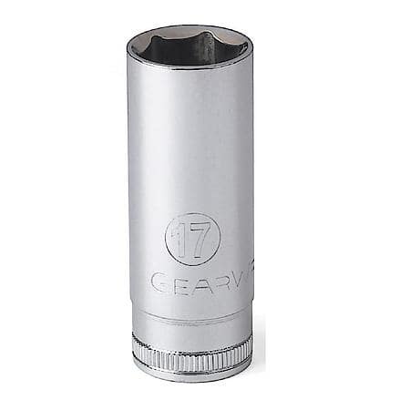 3/8" Drive 6 Point Deep Metric Socket 17mm