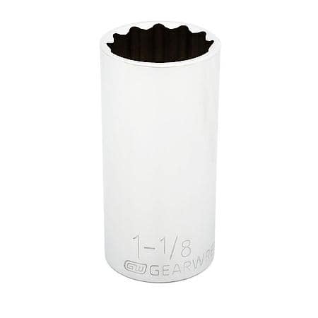 1/2" Drive 12 Point Deep Sae Socket 1-1/8"