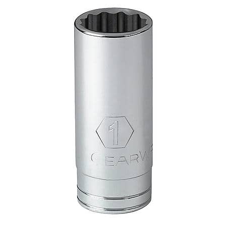 1/2" Drive 12 Point Deep Sae Socket 1"