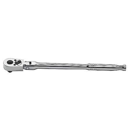 3/8" Drive 45-Tooth Quick Release Flex Head Teardrop Ratchet 10-1/4"
