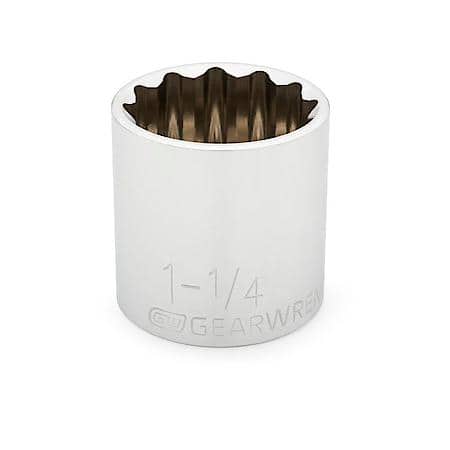 1/2" Drive 12 Point Standard Sae Socket 1-1/4"