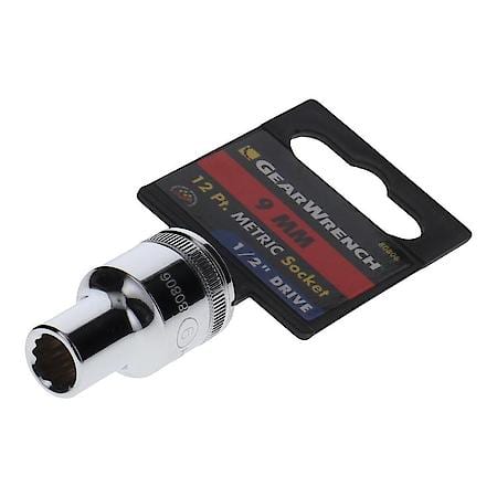 1/2" Drive 12 Point Standard Metric Socket 9mm