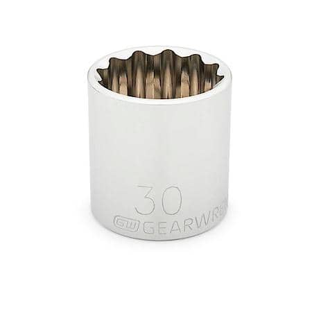 1/2" Drive 12 Point Standard Metric Socket 30mm