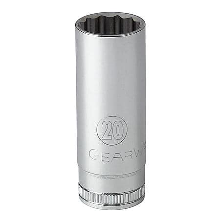 1/2" Drive 12 Point Deep Metric Socket 20mm