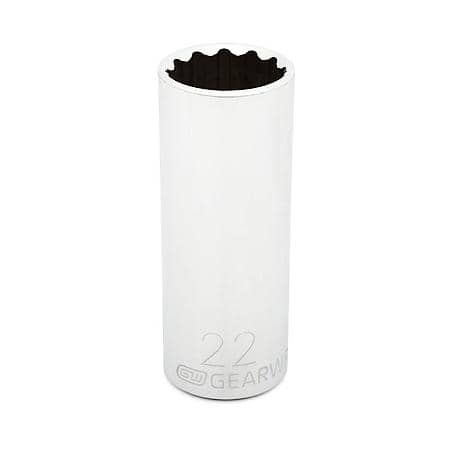 1/2" Drive 12 Point Deep Metric Socket 22mm