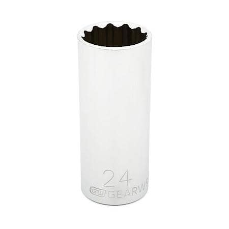 1/2" Drive 12 Point Deep Metric Socket 24mm