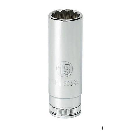 3/8" Drive 6 Point Deep Metric Socket 9mm
