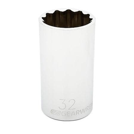 1/2" Drive 12 Point Deep Metric Socket 32mm