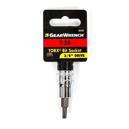 3/8IN Drive TORX Press-Fit Bit Socket T-20