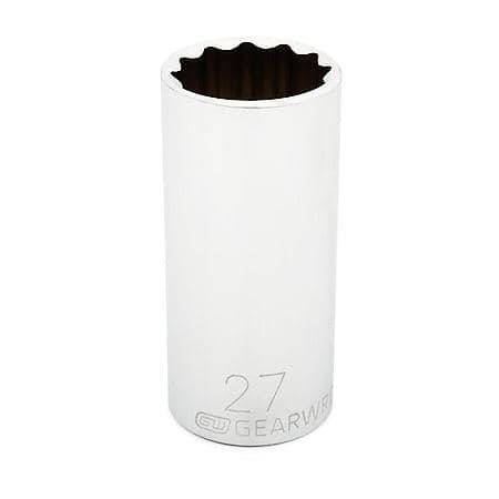 1/2" Drive 12 Point Deep Metric Socket 27mm