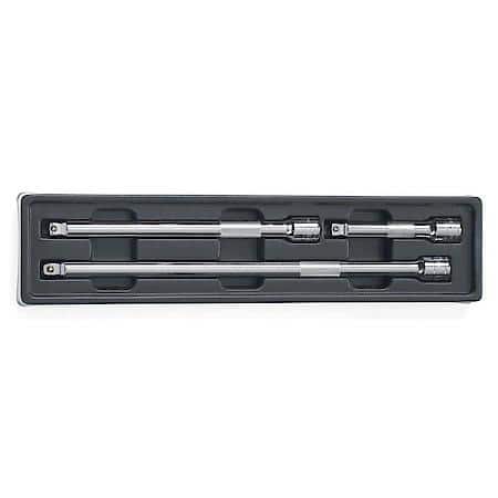 3 Piece 1/2" Drive Wobble Extension Set 5", 10" & 15"