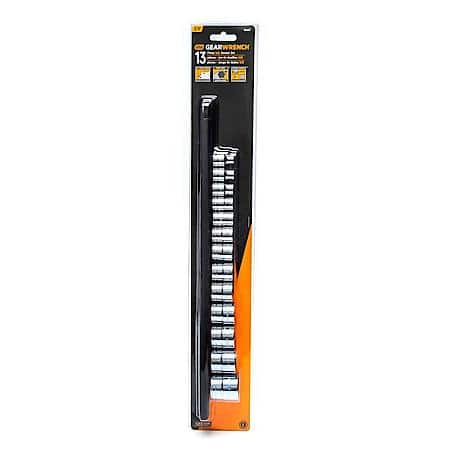 13 Piece 3/8" Drive 6 Point Standard Sae Socket Set