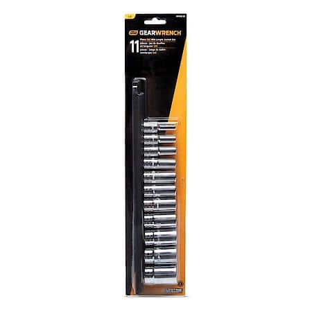 11 Piece 3/8" Drive 6 Point Deep Sae Socket Set