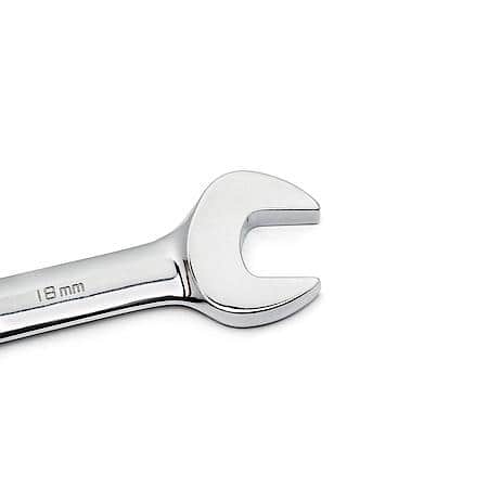 7 Piece 72-Tooth 12 Point Flex Head Ratcheting Combination Metric Wrench Set