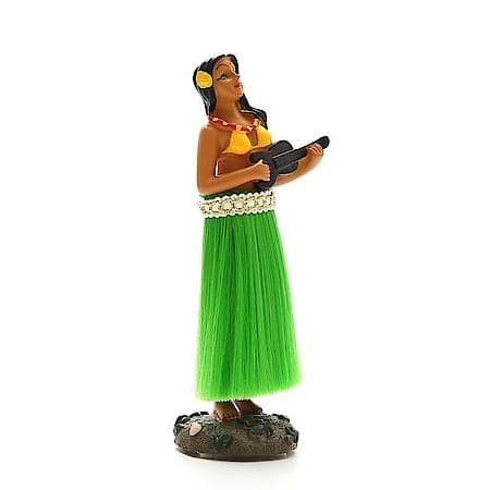 Dashboard Hula Doll, 6.5", Adhesive Base